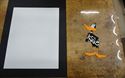 Picture of DAFFY DUCK ANIMATION CEL AND BACKGROUND 8.5X11 MINT CONDITION.