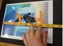 Picture of DAFFY DUCK ANIMATION CEL AND BACKGROUND 8.5X11 MINT CONDITION.