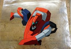 Picture of JAPANESE ANIME GUNDAM CEL 10.5X9 COLLECTIBLE GOOD CONDITION. 