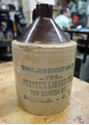 Picture of VINTAGE STONE WEAR VINTAGE  JUG. "THIS JUG IS NOT SOLD..THE.. THE PEOPLE'S LIQUOR CO. 126 SENECA ST BUFFALO.- N.Y COLLECTIBLE". GOOD CONDITION. 