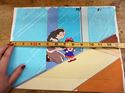 Picture of JAPANESE ANIME CEL 10.5X9 W BACKGROUND 13.5X10 COLORFUL GOOD CONDITION. COLLECTIBLE .