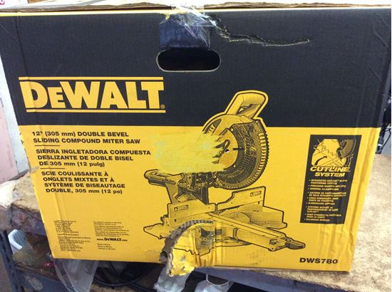 Picture of DeWalt DWS780 12-Inch Double Bevel Sliding Compound Miter Saw NEW 