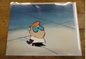 Picture of DEXTER LABORATORY "DEXTER" CEL 11X8.5 WITH BACKGROUND COLORFUL COLLECTIBLE MINT CONDITION. 