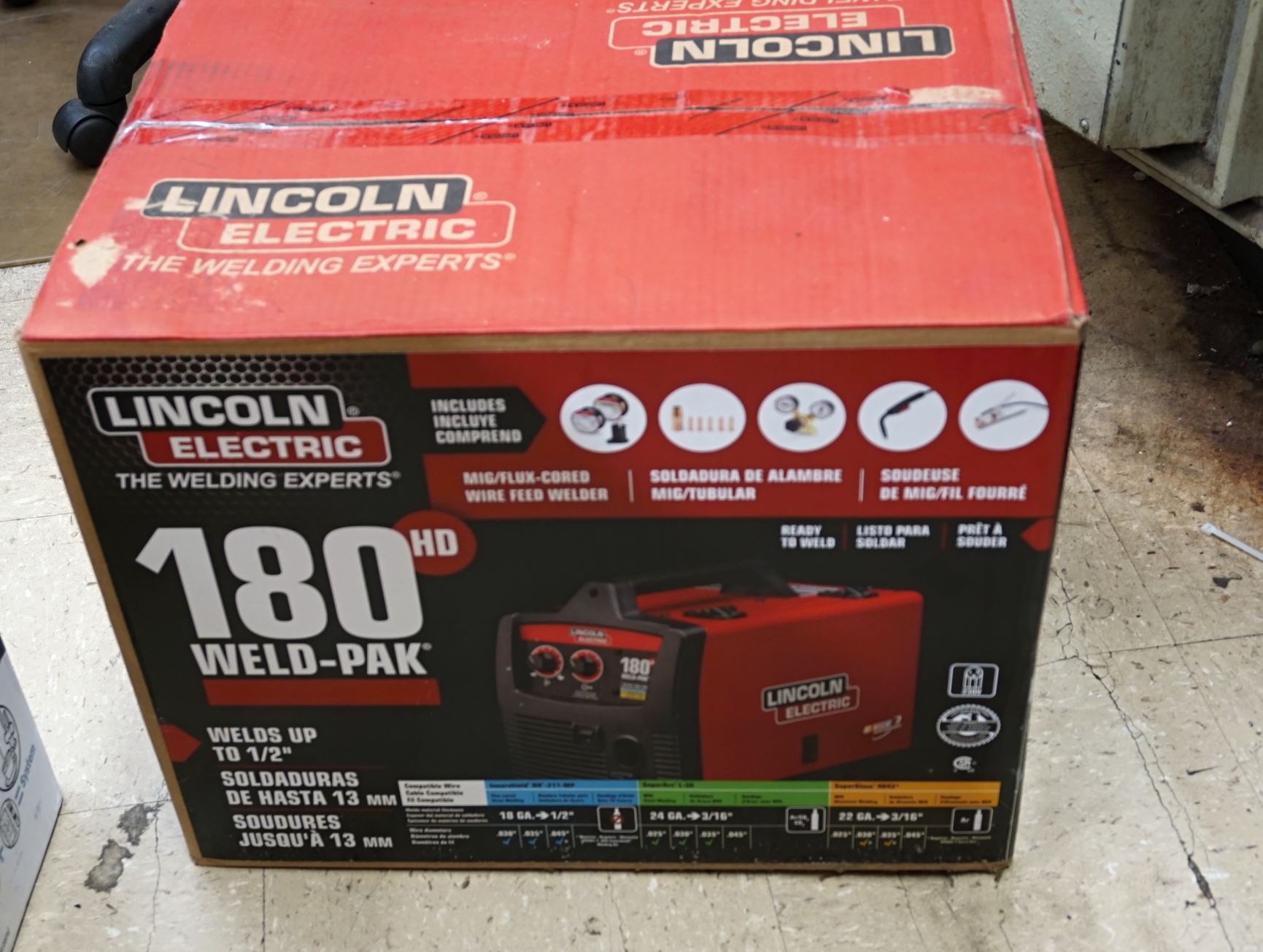 Cash USA Lincoln Electric 180 HD AMP WELD PAK MIG WIRE FEED
