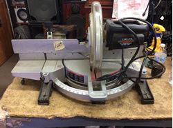 Picture of Delta sidekick 12” compound miter saw used tested in a good working order . 