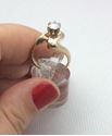 Picture of 14kt yellow gold ring with 0.40pts round diamond size 6