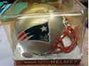 Picture of TOM BRADY SIGNED NEW ENGLAND PATRIOTS MINI RIDDELL HELMET WITH COA MINT CONDITION. COLLECTIBLE.