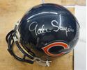 Picture of BEARS GREATS GROUP AUTO MINI SHARCO HELMET BY 5W/DITKA, SAYERS, SINGLETARY ;COA. MINT CONDITION. COLLECTIBLE.