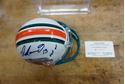 Picture of DAN MARINO 13 SIGNED MINI HELMET WITH COA # 015231 MINT COLLECTIBLE. 