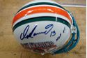 Picture of DAN MARINO 13 SIGNED MINI HELMET WITH COA # 015231 MINT COLLECTIBLE. 