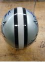 Picture of MINI HELMET SIGNED BY 3; TROY AIKMAN 8 ; EMMITT SMITH 22; 3RD SIGNATURE UNKNOWN DALLAS COWBOYS WITH COA. MINT CONDITION. COLLECTIBLE. RIDDELL MINI HELMET 