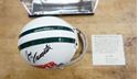 Picture of JOE NAMATH SIGNED SUPER BOWL JETS 16 COLTS 7  MINI HELMET WITH COA COLLECTIBLE