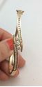 Picture of 14kt yellow gold bangle bracelet with 1 carat total weight round diamonds 16.6 gr 829282-1 