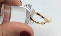 Picture of 14kt yellow gold ring with pearl size 8 2.5 gr 848895-2 