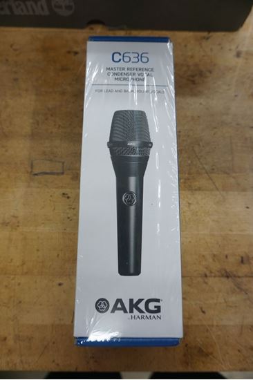 Picture of AKG C636 Master Reference Condenser Vocal Microphone Black NEW. SEALED