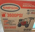 Picture of Simpson Powershot 3600 PSI 2.5 GPM Pressure Washer PS60995 power washer New