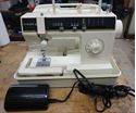 Picture of Vintage Metal Heavy Duty Singer 6212C Sewing Machine with Foot Pedal USED. TESTED. IN A GOOD WORKING ORDER.  VERY GOOD CONDITION. VINTAGE. WITH FOOT PEDAL; CASE; MANUAL . PLEASE LOOK AT ALL THE PICTURES. 