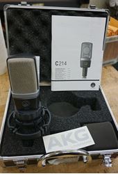 Picture of AKG Pro Audio C214 Professional Large-Diaphragm Condenser Microphone. USED. TESTED. IN A GOOD WORKING ORDER.