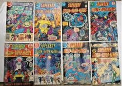 Picture of LOT 8 DC SUPERBOY LEGION OF SUPER HEROES  NO 214 JANUARY HAS A LITTLE DAMAGE; NO 244 OCTOBER; NO 243 SEPTEMBER; NO 203 AUGUST; NO 251 MAY; NO 254 AUGUST; NO 234 DECEMBER; NO 247 JANUARY. GOOD CONDITION. COLLECTIBLE.
