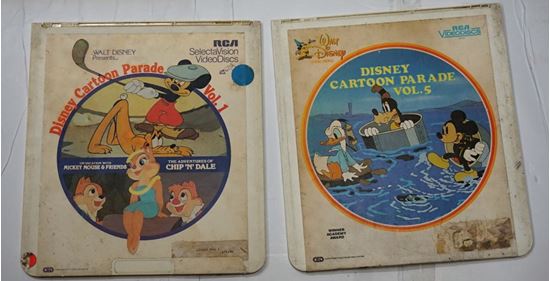 Picture of  2 RCA SELECTA VISION VIDEO DISCS WALT DISNEY