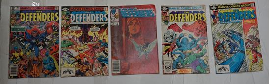Picture of LOT 5 MARVEL COMICS THE DEFENDERS  108 JUNE;130 APL; 99 SEPT; 95 MAY;105 MAR GOOD CONDITION. 