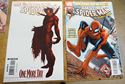 Picture of LOT 5 MARVEL COMICS THE AMAZING SPIDER MAN 545 DIRECT EDITION ONE MORE DAY PART FOUR OF FOUR;  546 BRAND NEW DAY ; 546 IT'S STARTS HERE;  545 DECEMBER PART 4OF 4 ; 544 ONE MORE DAY PART ONE OF FOUR RATED A. VERY GOOD CONDITION. COLLECTIBLE. 