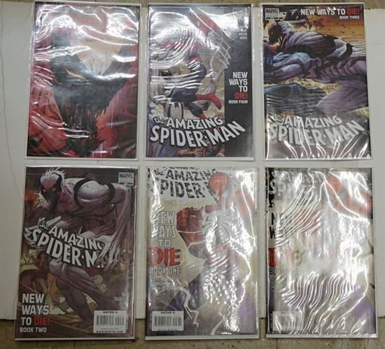 Picture of LOT 6 MARVEL THE AMAZING SPIDER MAN COMICS 571; 570; 571; 568; 568;569 VERY GOOD CONDITION. COLLECTIBLE.