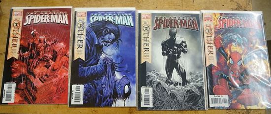 Picture of LOT 4 MARVEL THE AMAZING SPIDER MAN COMICS 525 526 527 528 RATED T+ . VERY GOOD CONDITION. COLLECTIBLE. 