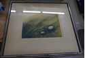 Picture of FRAMED PICTURE "UNDER WAVE " BY ARTIST SCOTT WILSON FREE SHIPPING