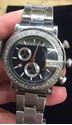 Picture of Gucci stainless steel watch with 50 round diamonds approximately 1 carat 101 chromo 3 ATM water resistant pre owned very good condition 849901-1 