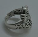 Picture of STERLING SILVER 925 FILIGREE DESIGN RING SIZE 6.5 6.6GR PRE OWNED. GOOD CONDITION.