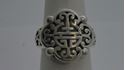 Picture of STERLING SILVER 925 FILIGREE DESIGN RING SIZE 6.5 6.6GR PRE OWNED. GOOD CONDITION.