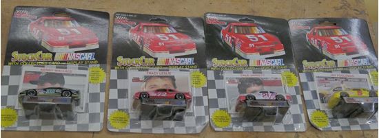 Picture of  LOT 4 RACING CHAMPIONS CARS 1991 KENNY WALLACE; DALE JARRETT; JAY FOGLEMAN ; TRACY LESLIE. NEW. NEVER BEEN USED. COLLECTIBLE. 