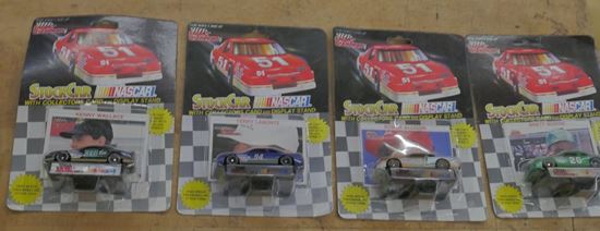 Picture of LOT 4 RACING CHAMPIONS CARS 1991 KENNY WALLACE;TERRY LABONTE; BOBBY ALLISON ; BRETT BODINE . NASCAR. NEW. COLLECTIBLE. NEVER BEEN USED. 