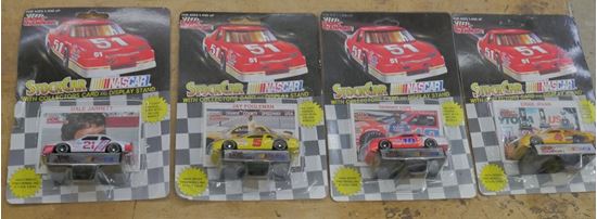 Picture of LOT 4 1991 RACING CHAMPIONS CARS DERRIKE COPE; ERNIE IRVAN; JAY FOGLEMAN; DALE JARRETT. NEW. COLLECTIBLE.