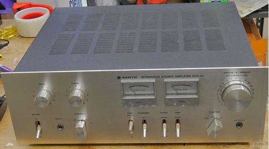 Picture of Sanyo Model DCA-311 Integrated Stereo Amplifier USED. TESTED. IN A GOOD WORKING ORDER 