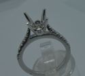 Picture of 14KT WHITE GOLD SEMI MOUNT SETTING W 0.34PTS  DIAMONDS DESIGNER NATALIE K SIZE 6.75; 3,5 GR . PRE OWNED. VERY GOOD CONDITION. 852666-1. 
