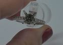 Picture of 14KT WHITE GOLD SEMI MOUNT SETTING W 0.34PTS  DIAMONDS DESIGNER NATALIE K SIZE 6.75; 3,5 GR . PRE OWNED. VERY GOOD CONDITION. 852666-1. 