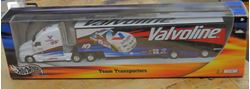 Picture of Valvoline truck nascar hot wheels racing collectible car new. in box.