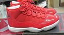 Picture of Nike Air Jordan Retro 11 Win  Gym Red Black  White Rouge Gym  378037-623 Sz 11. pre owned. with box. good condition please look at all the pictures.