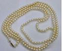 Picture of ZALES 64 INCHES LONG PEARL ( 6.25 MM) NECKLACE W 14KT YELLOW GOLD LOCK & BOX 