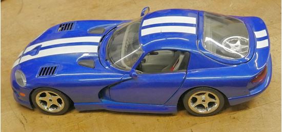 Picture of 1996 Dodge die-cast, 1/18th scale Made in Italy COLLECTIBLE GOOD CONDITION. 