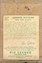 Picture of 1934 Series # 53 George Watkins Lou Gehrig Says baseball card vintage rare. good condition. 