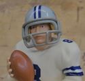 Picture of TROY AIKMAN 1996 Talking Football statue DALLAS COWBOYS pre owned. in a good working order. collectible.