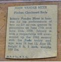 Picture of JOHNNY VANDERMEER CINCINNATI REDS M.P & CO N.Y.C VINTAGE BASEBALL CARD. GOOD CONDITION. COLLECTIBLE. PLEASE LOOK AT ALL THE PICTURES. CARD CUT UNEVEN.