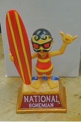 Picture of NATIONAL BOHEMIAN NATTY BOH BEER BUBLE HEAD STATUE 255 OF 500 COLLECTIBLE. VERY GOOD CONDITION. 