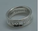 Picture of TIFFANY AND CO 1837 STERLING SILVER 925 RING SIZE 6.5 ; 1997 ; 7.1 GRAMS .  PRE OWNED. VERY GOOD CONDITION. 824024-1.