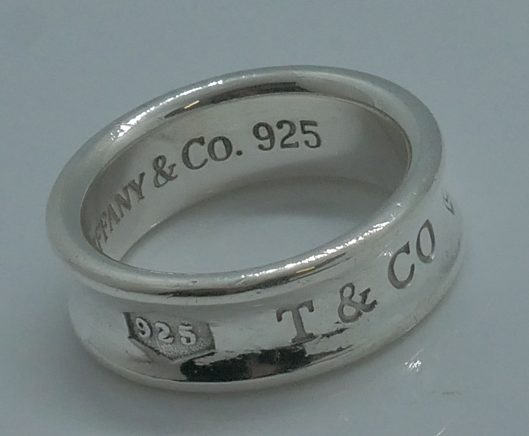 Cash USA TIFFANY AND CO 1837 STERLING SILVER 925 RING SIZE 6.