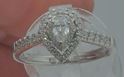 Picture of 14kt white gold engagement ring 3.3 grams; size 7; 0.50 carat mint condition. pre owned. 808650-1.