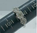 Picture of 14kt white gold ring with 0.75 carat of  round diamonds; 3.7 grams; size 7.5 mint condition. 